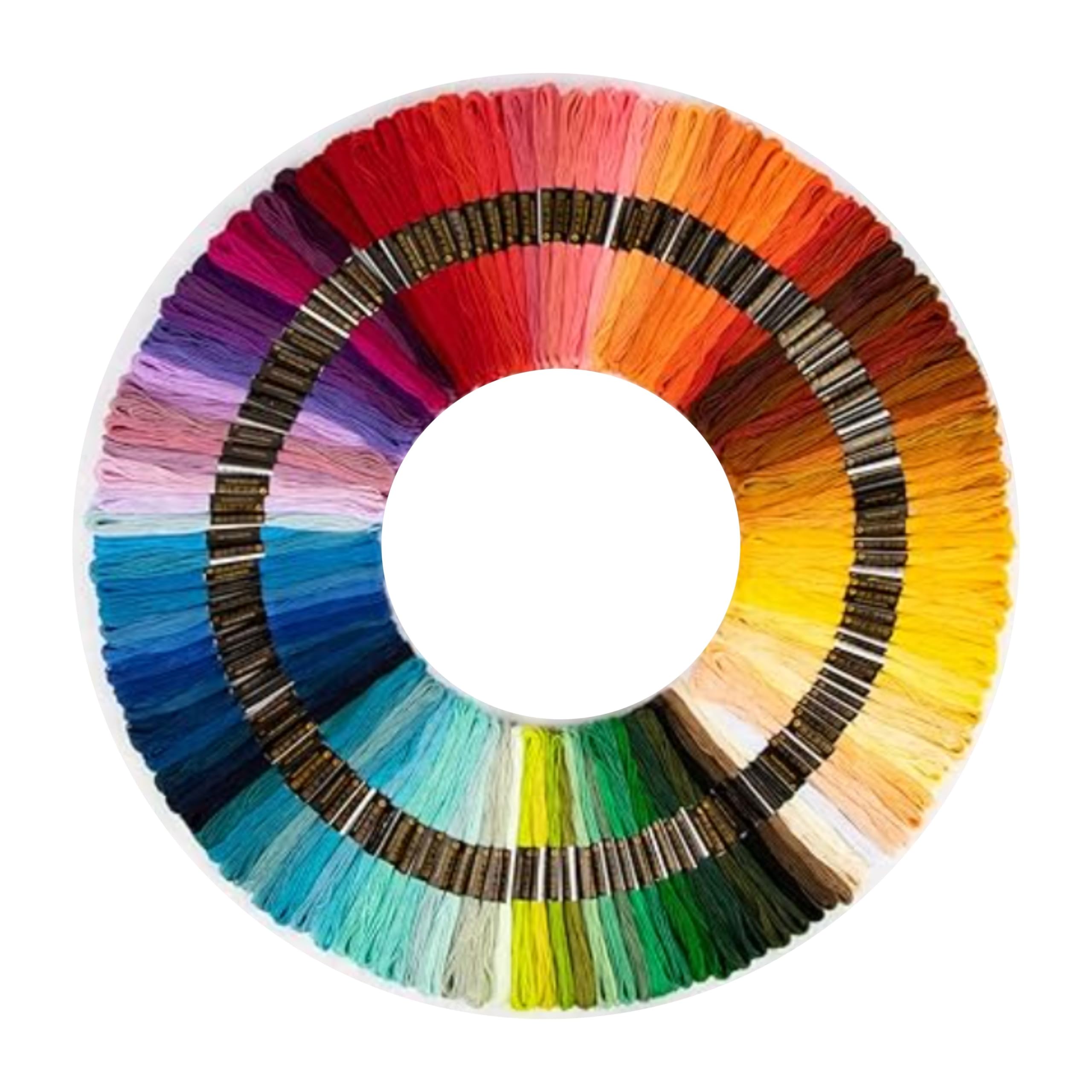 Boss Poly® Embroidery Thread 160 Color Mix/200 Pcs Pack/Floss Skeins Cross Stitch Thread Friendship Bracelets Crafts. Floss(Combo Pack)