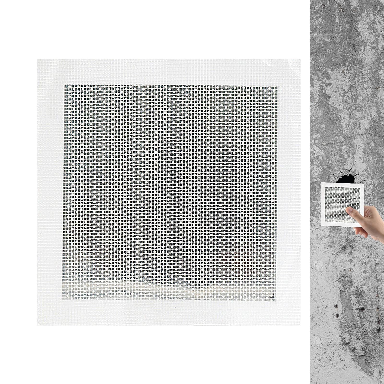 Patch de Réparation Mur en Aluminium 20x20cm - Réparation Rapide Fissures, Outil pour Plafond et Trou Mural