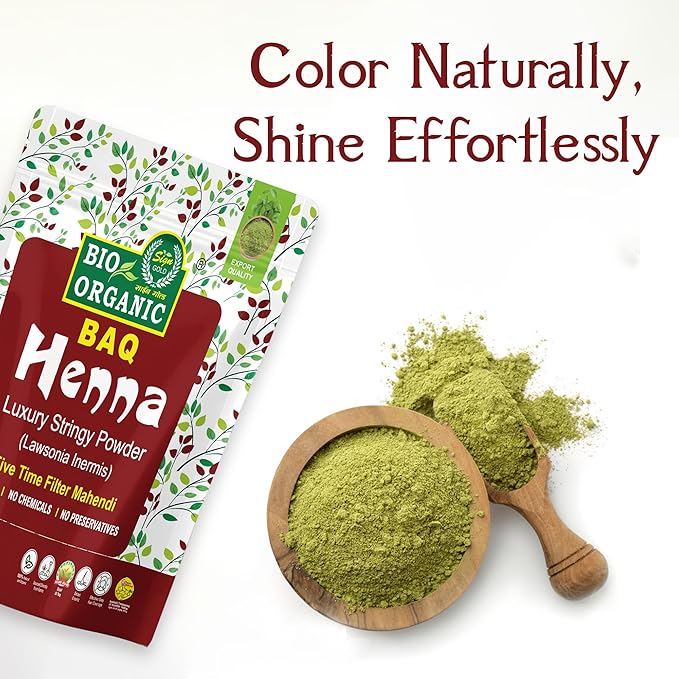 Henna en Polvo Natural - Tinte para Cabello - 400g miniatura 6