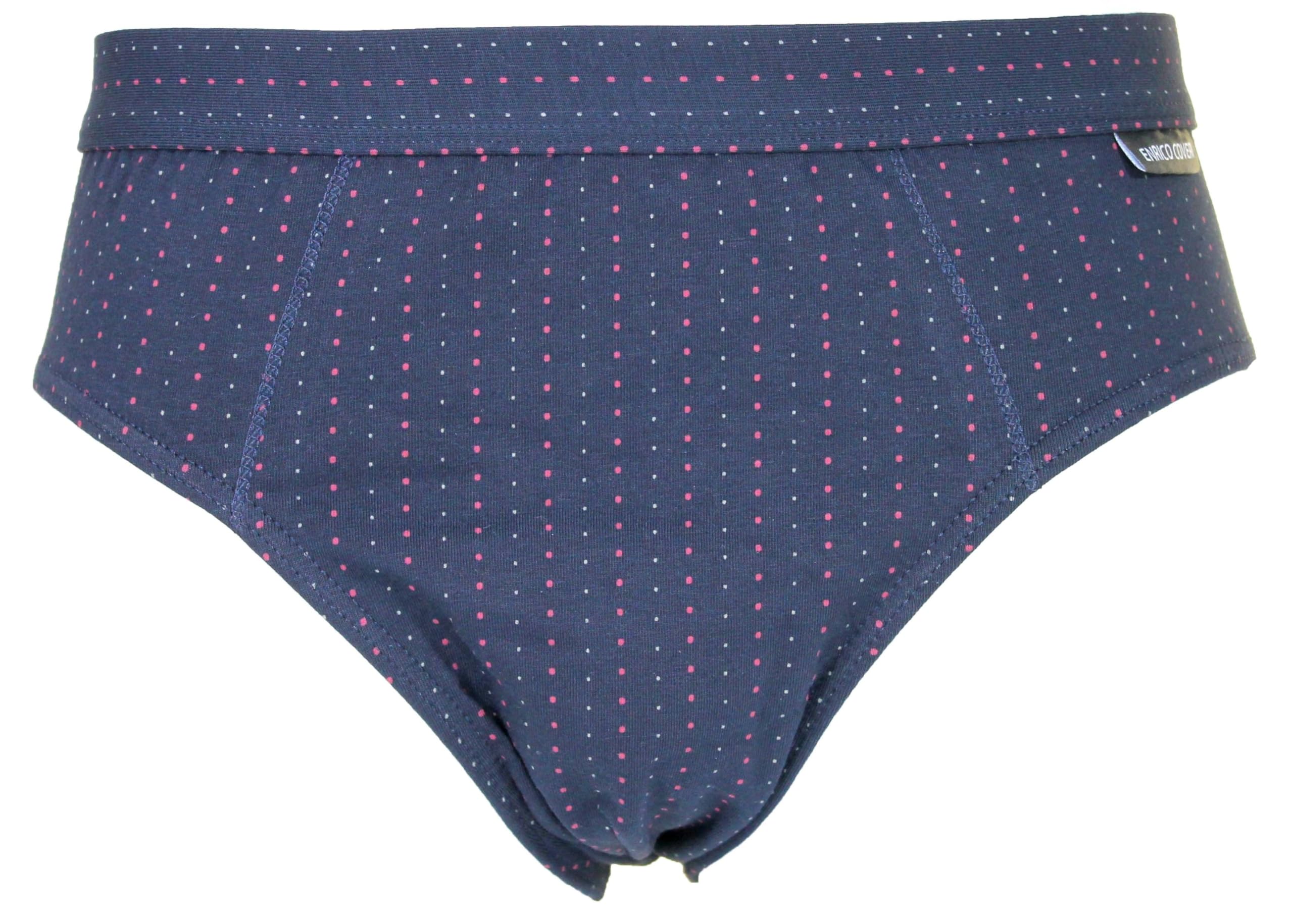Enrico Coveri 6 Slip Uomo Cotone Elasticizzato Misure M-L-XL-XXL Varie Fantasie