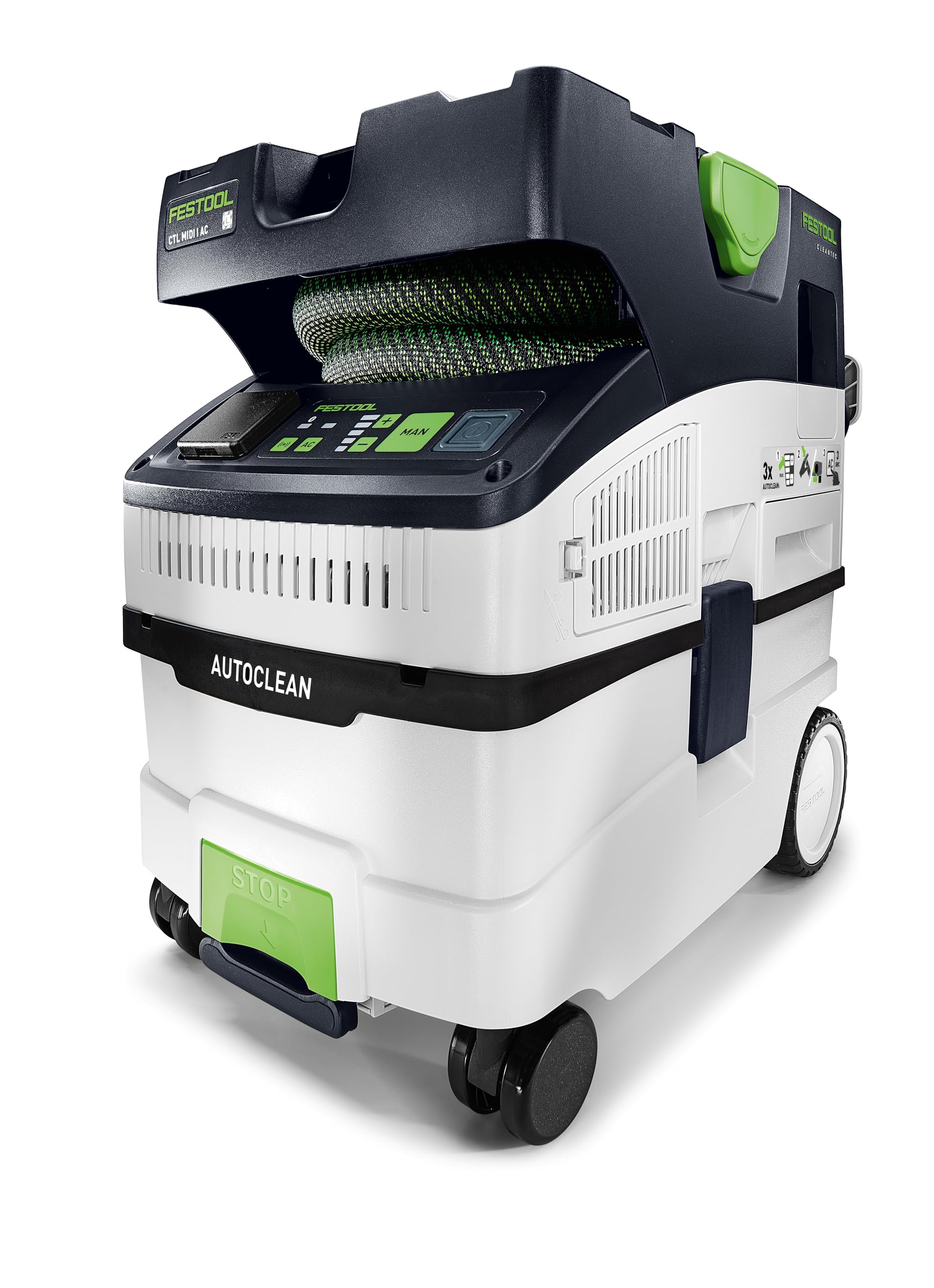 Festool 578545, odkurzacz Cleantec CTL Midi I AC, zielony