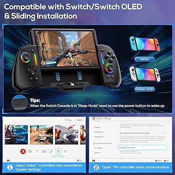 Switch　ワンド　セット Gorixer Switch Controller for Nintendo Switch/OLED, Handheld