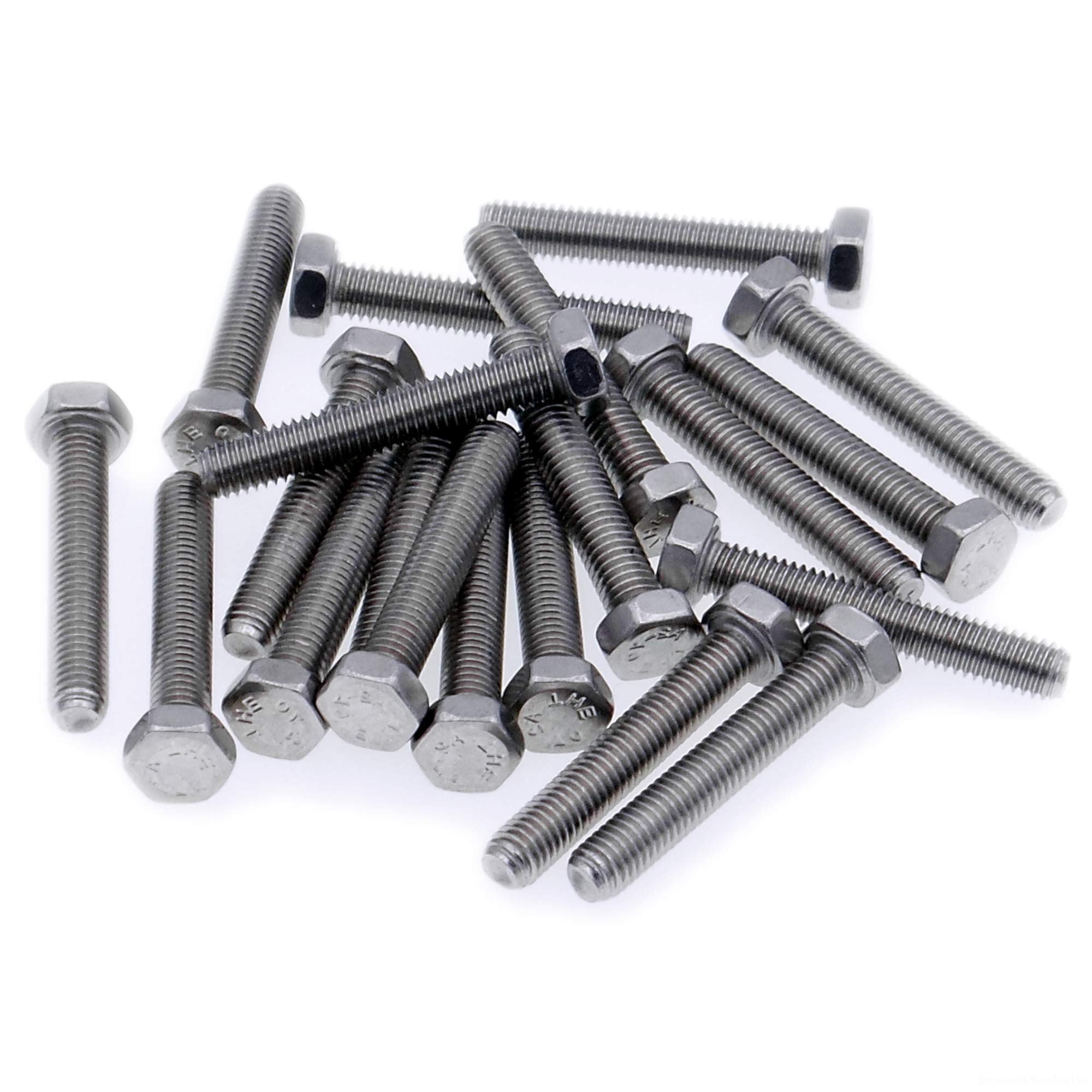 Singularity Supplies M3 (3Mm X 6Mm) Hex Bolt (Fully Threaded Setscrew) - Stainless Steel (A2) (Pack Of 20)