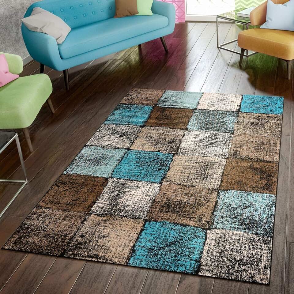 Turquoise Area Rug