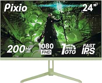 Amazon.com: Pixio PX248 Wave Mint Green 24 inch 200Hz