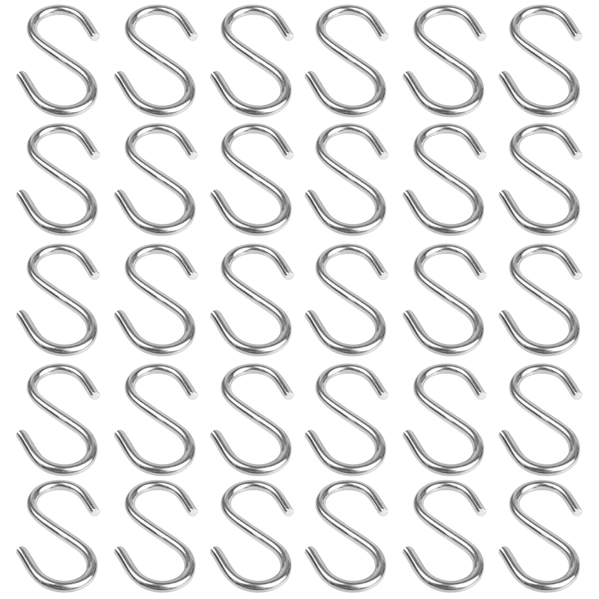 48 Stainless Steel S Hooks - Heavy Duty Hanging Hooks -7 48 Stainless Steel S Hooks - Heavy Duty Hanging Hooks -7