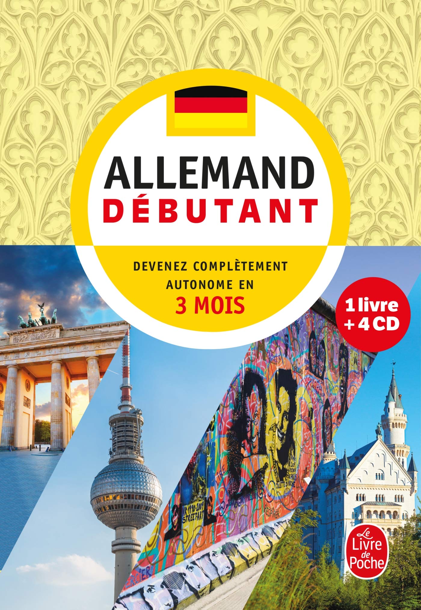 Coffret Allemand Debutant Livre 4 CD (Ldp Meth.Audio)
