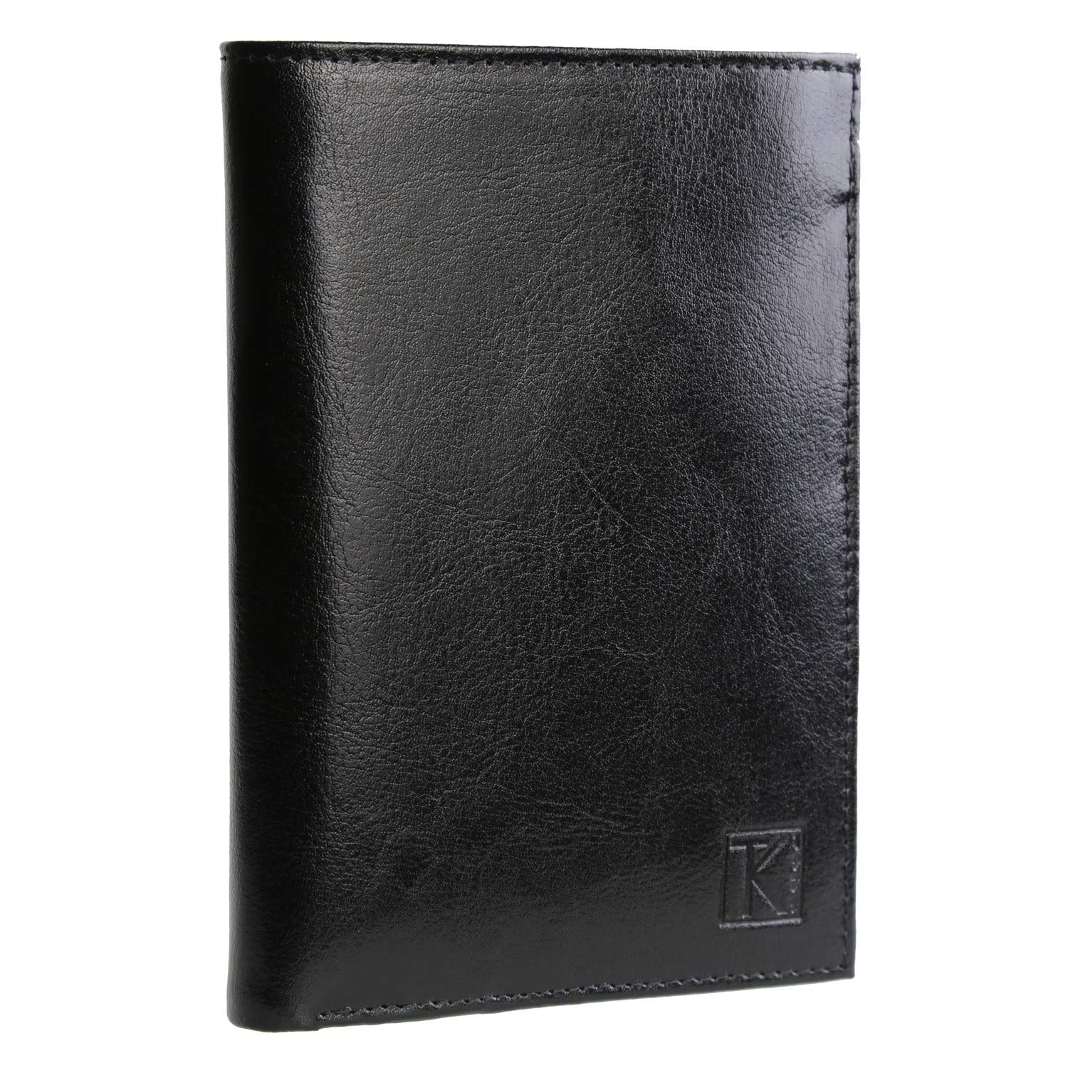 TK01 - Portefeuille Cuir Noir/Portefeuille Homme / 15x11