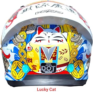 Vega AIR GPX Full face Helmet (X-Large, Fortune)