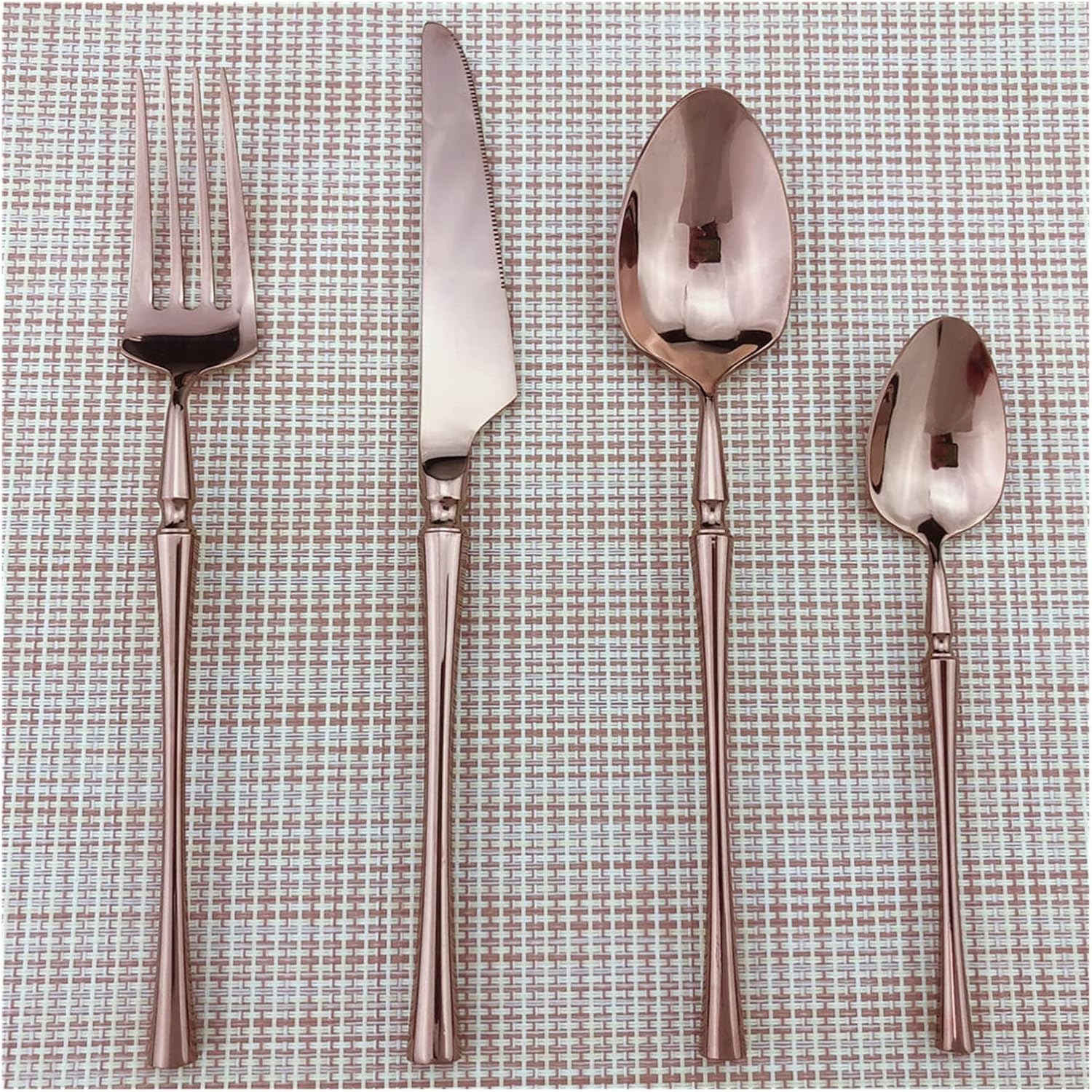 Party New 16-Piece Knife Forks Dinnerware Set Stainless Steel Cutlery Set Golden Black Silverware Set Dining Tools Meals Coffee Outstanding (Color : Black 16pcs(4set)) (Black 16pcs(4set))