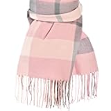 Scarf for Women, Womens Winter/Fall Scarf,Long Plaid Shawls and Wraps, Cashmere Feel Blanket Pashmina Scarves