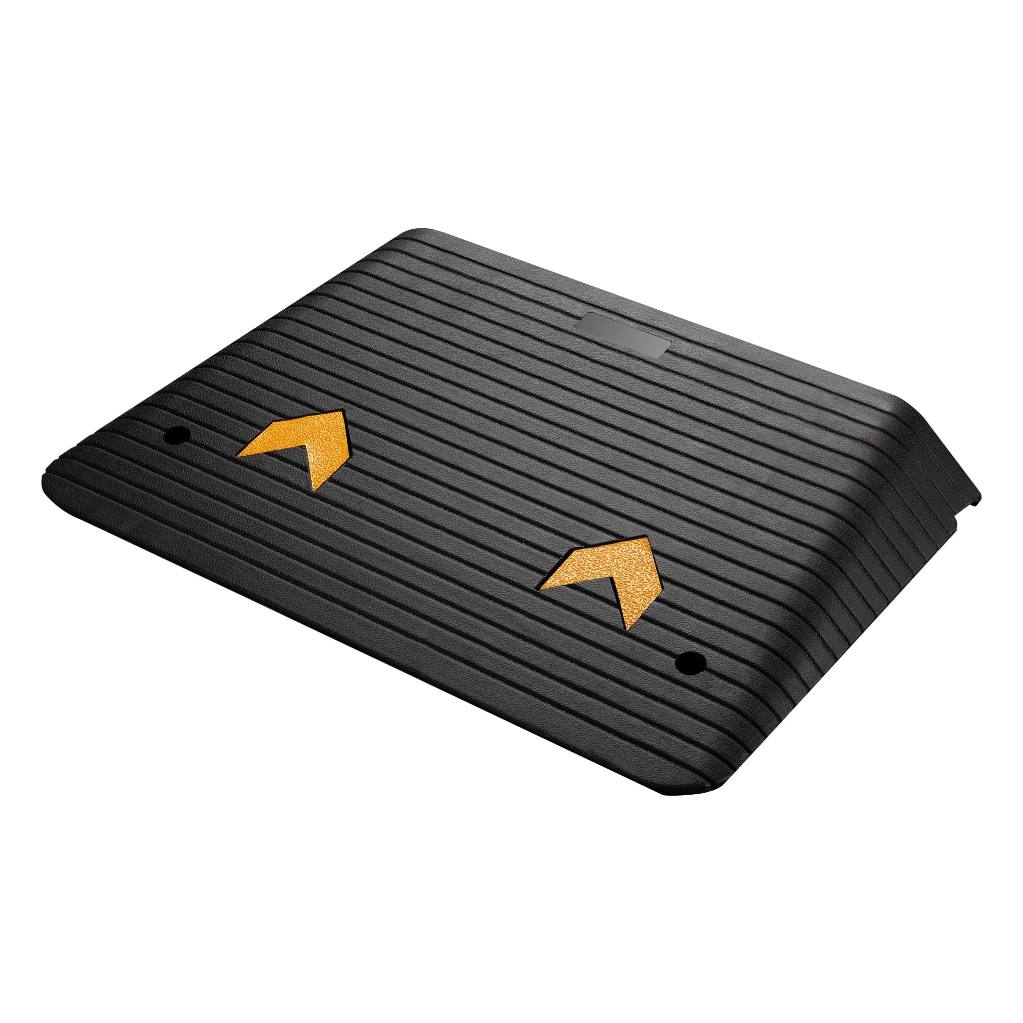 Wiltec Rampe d’accès – 902 x 620 x 102 mm – Capacité Max. 50 t – en Caoutchouc – Handicapés, Fauteuil Roulant & Déambulateur – Surface antidérapante