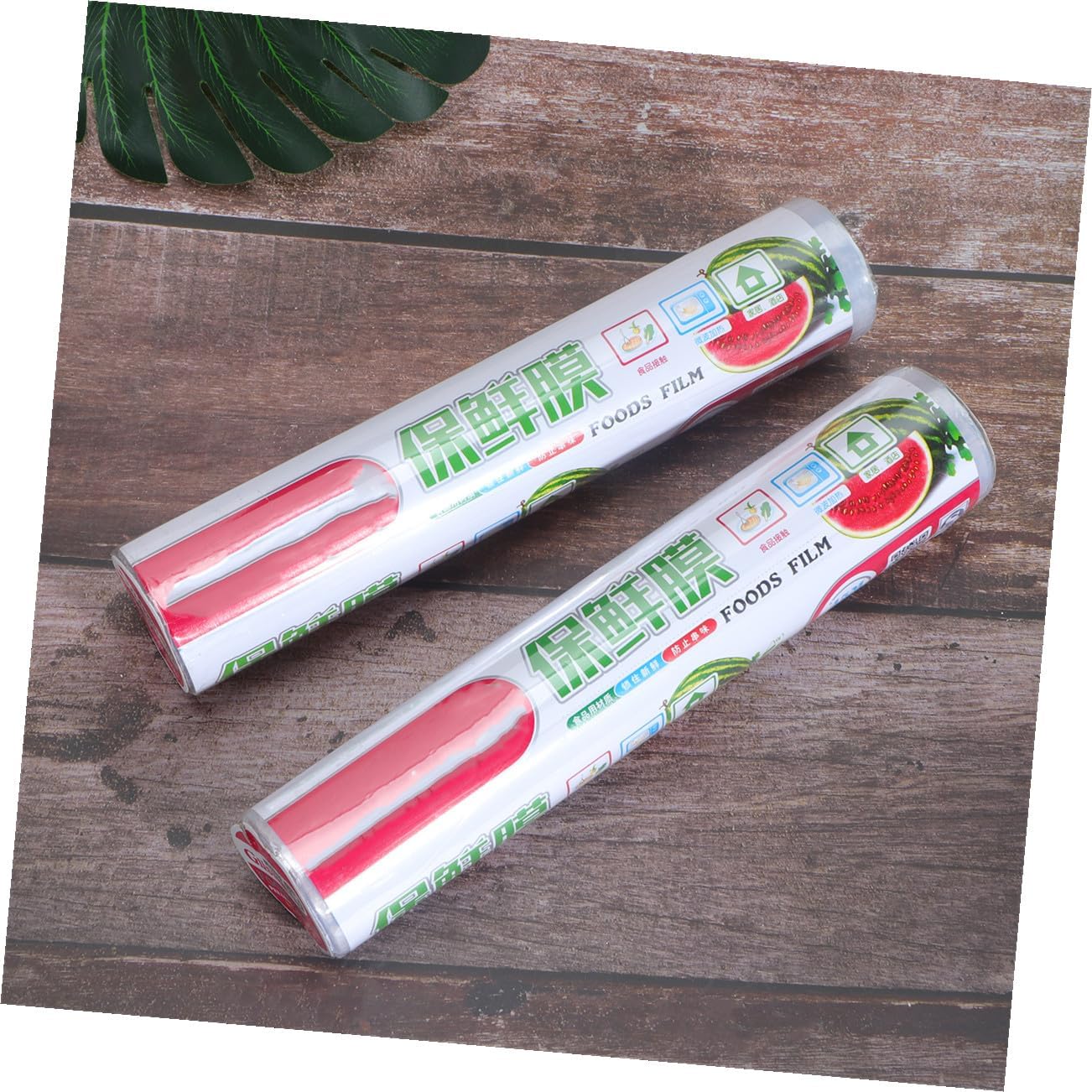 Generic Pe Foodservice Cling Wrap Roll 2pcs 25cm X 45m Disposable Food Wrap with Slide Cutter for Kitchen Food Storage and Vegetable Packaging