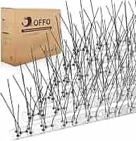 鳥よけ 鳩よけは100%ステンレス製カラスよけ フン害防止・ベランダ・屋上・栅用 Amazon | OFFO 鳥よけ 鳩よけは100%ステンレス製でアセンブリ済