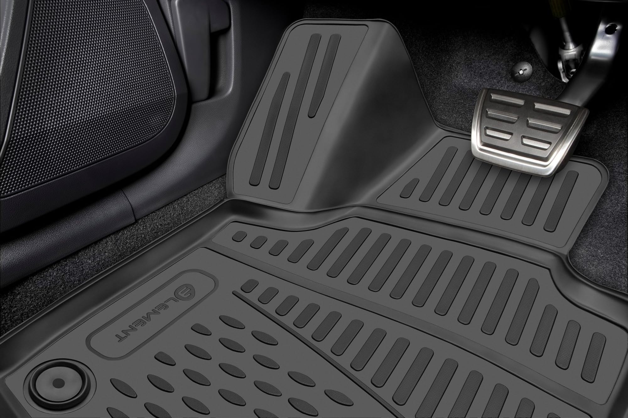 Kofferraumwanne & Fußmatten im Set passend für Skoda Karoq Bj 11/2017- | TPE-Material, erhöhter Rand, wasserdicht, rutschhemmend, pflegeleicht, UV- & witterungsbeständig