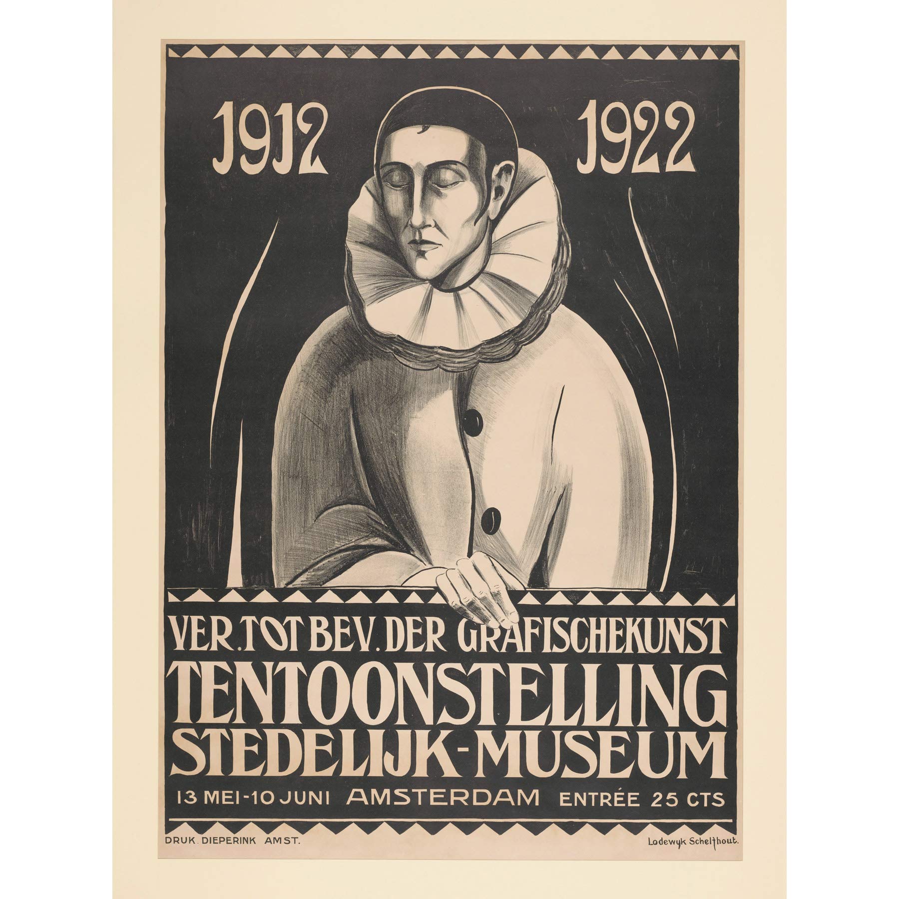 Artery8 Schelfhout Stedelijk Museum Amsterdam Advert Large Wall Art Poster Print Thick Paper 18X24 Inch