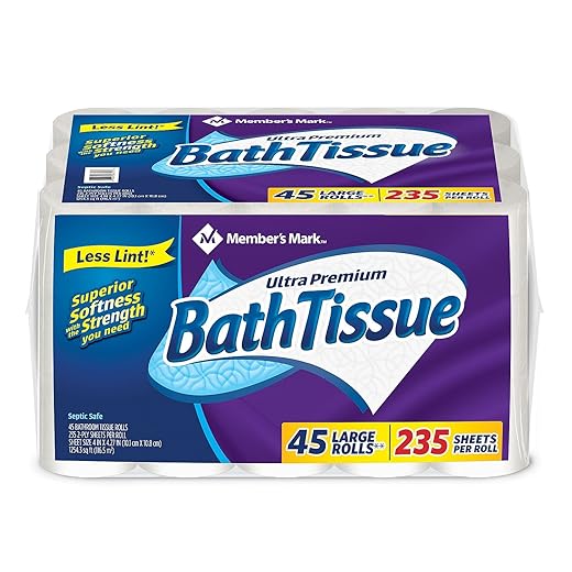Member's Mark Ultra Premium Bath Tissue, 2 ply (232 sheets, 45 rolls)