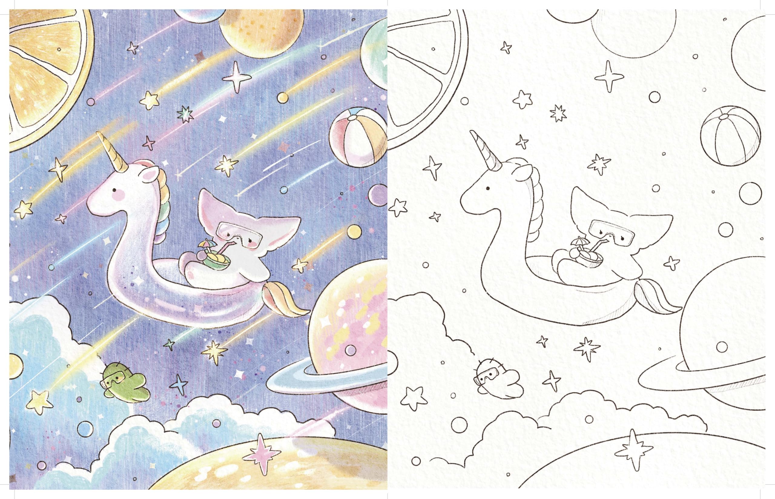 Sogumi the Fennec Fox: Cute Magical-Adventure Colouring : Book 2