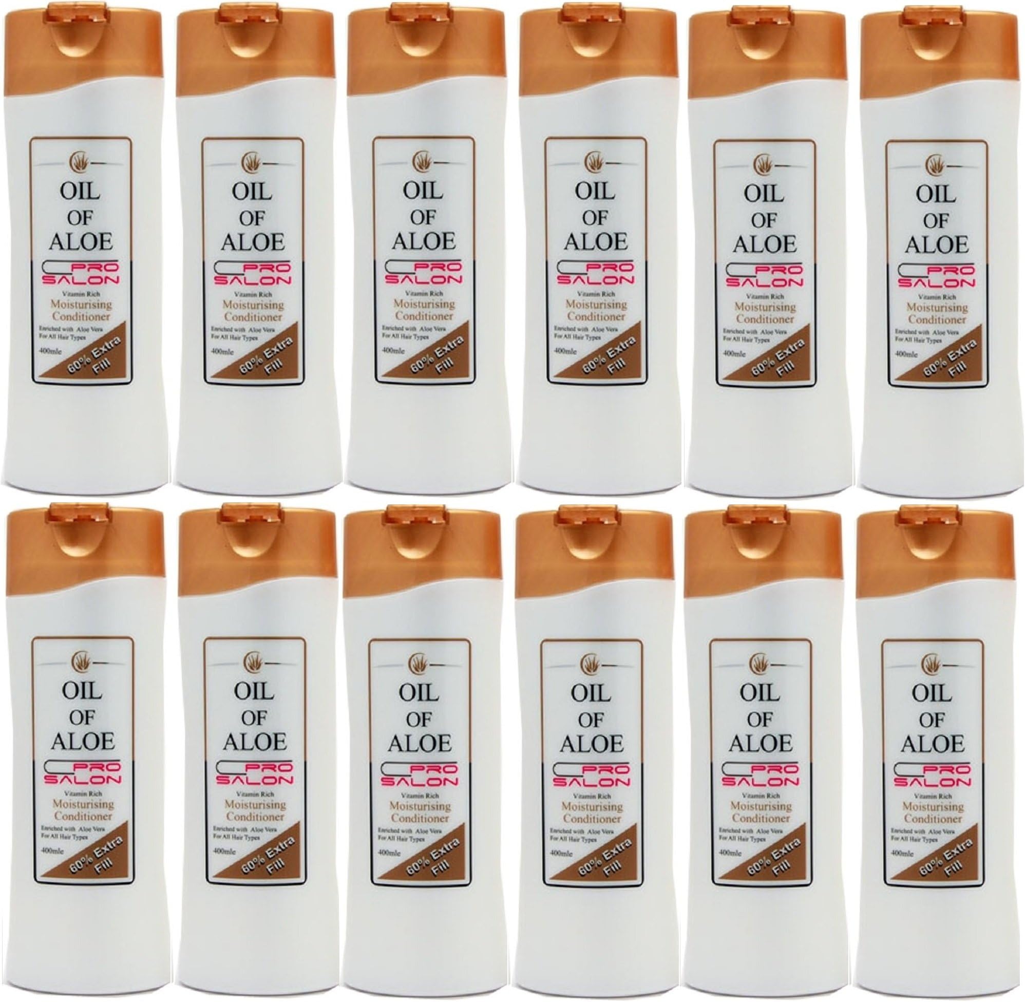 12x Oil Of Aloe Pro Salon Moisturising Conditioner 400ml