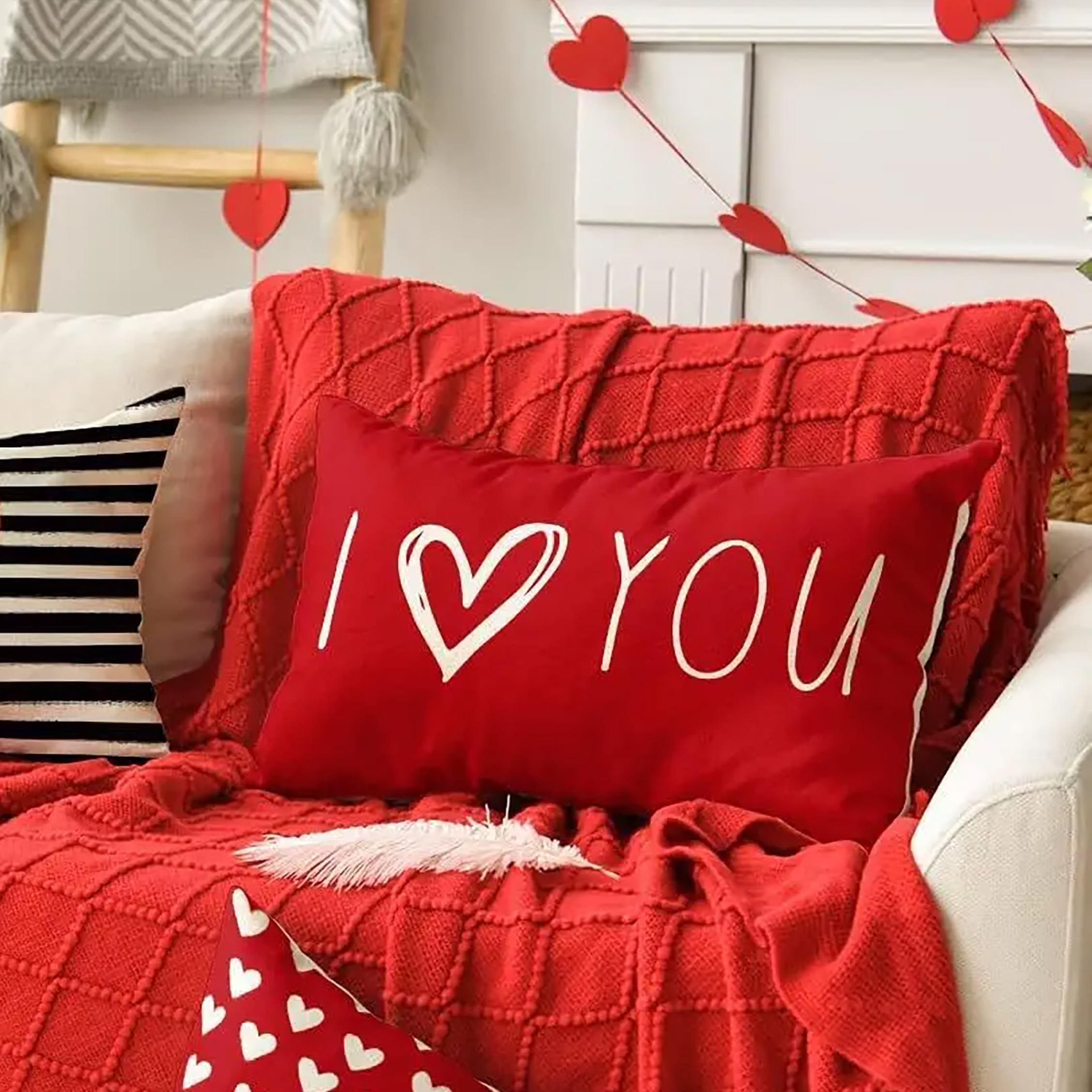 The Purple Tree I Love You Cushion Pillow for Valentines Day Gift (Pack of 1, 12x20Inch) Great Gift for Boyfriend, Girlfriend, Valentine Day Gift, Best Gift for Couple (B0CS3J4KWT) Amazon Price History, Amazon Price Tracker