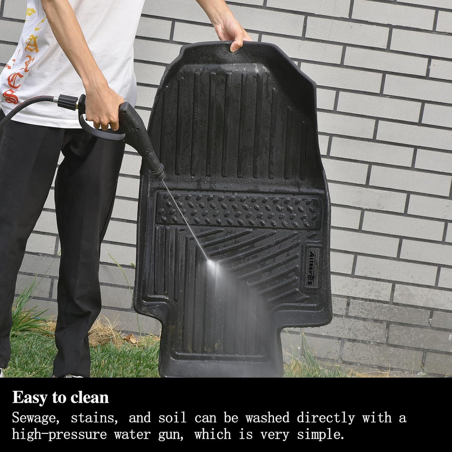 AltraVos Floor Mats for 2025 Ford Expedition MAX 8 Seats 2nd Row Bench Seat Floor Liner Cargo Mat — view 7