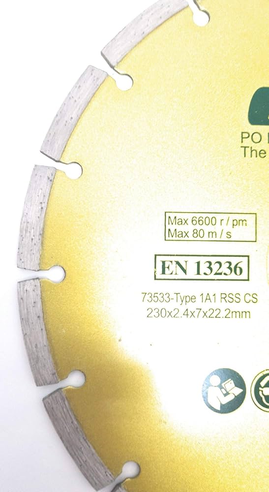 Amazon.co.jp: Rio Nntmダイヤモンドソーブレード230 mm x 2.2