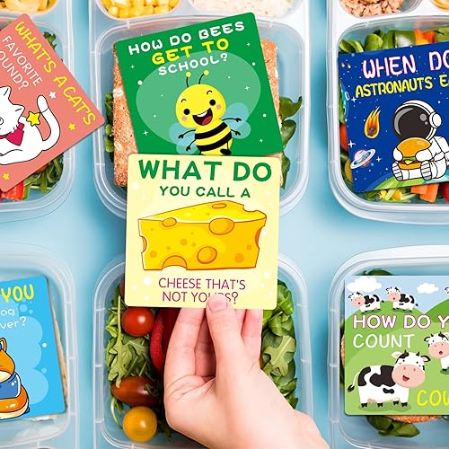 Miniatura 3 de Divertidas notas de lonchera de 107 cuentas, divertidas tarjetas de afirmaciones positivas, lonchera de animación, tarjetas de felicitación,