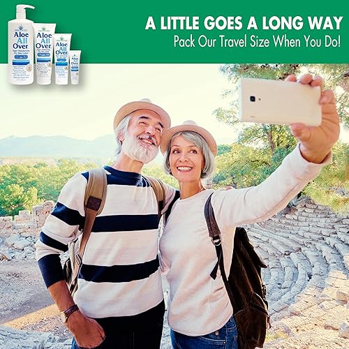 Miniatura 9 de Miracle of Aloe 's Aloe All Over Loción súper hidratante para piel seca (paquete de 2, 8 onzas), fabricada con gel de aloe vera 72% UltraAloe Vera.