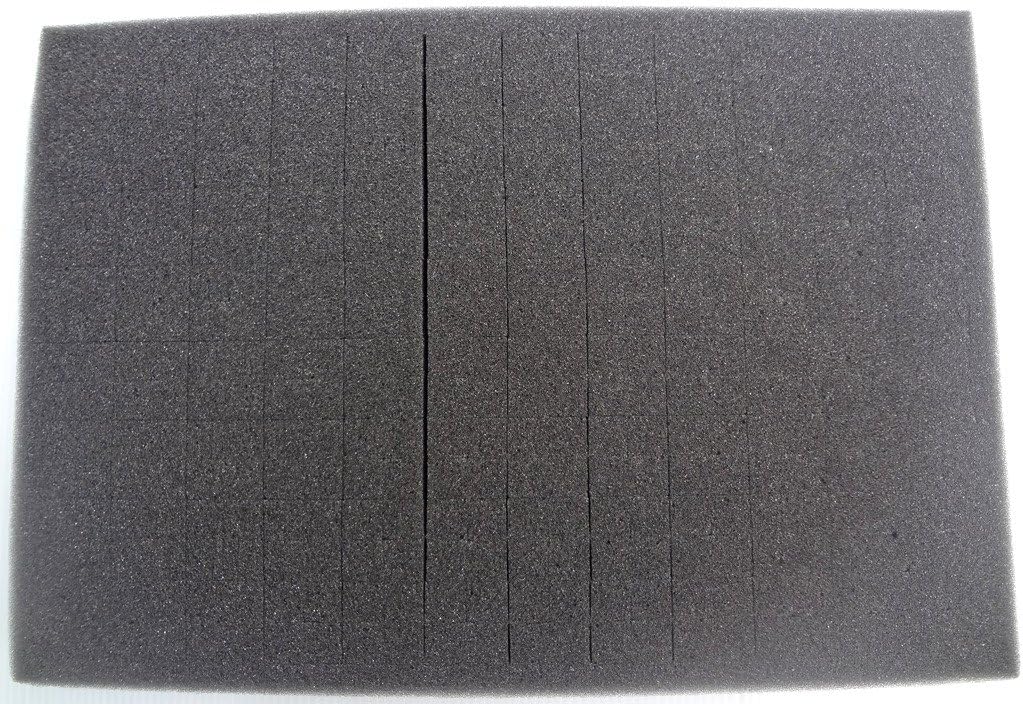 1x1" INCISION CUBE SPONGES BLACK COLOR 48 EACH