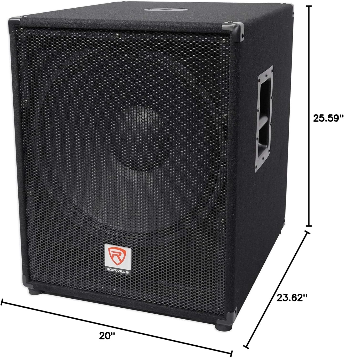Rockville PBG18 2000W Peak 18" Passive Subwoofer Sub, 8 Ohm, 1000W RMS, MDF Cabinet, 4" Voice Coil, Pole Mount, for DJs and Live Events - Image 10