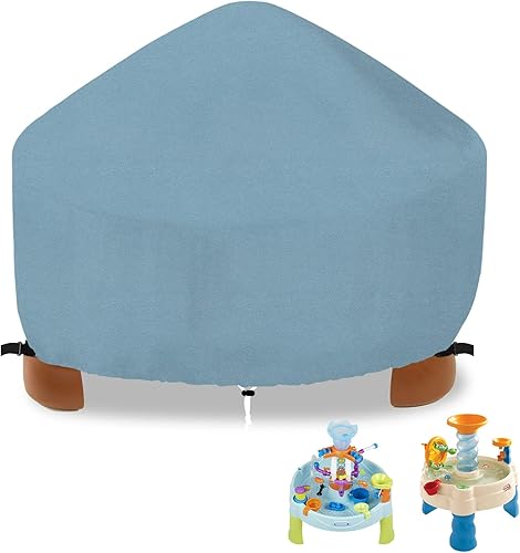 Miniatura 8 de RICHIE Funda redonda para mesa de agua para niños Little Tikes, impermeable, a prueba de polvo, anti-UV, juguetes para niños pequeños, cubierta de