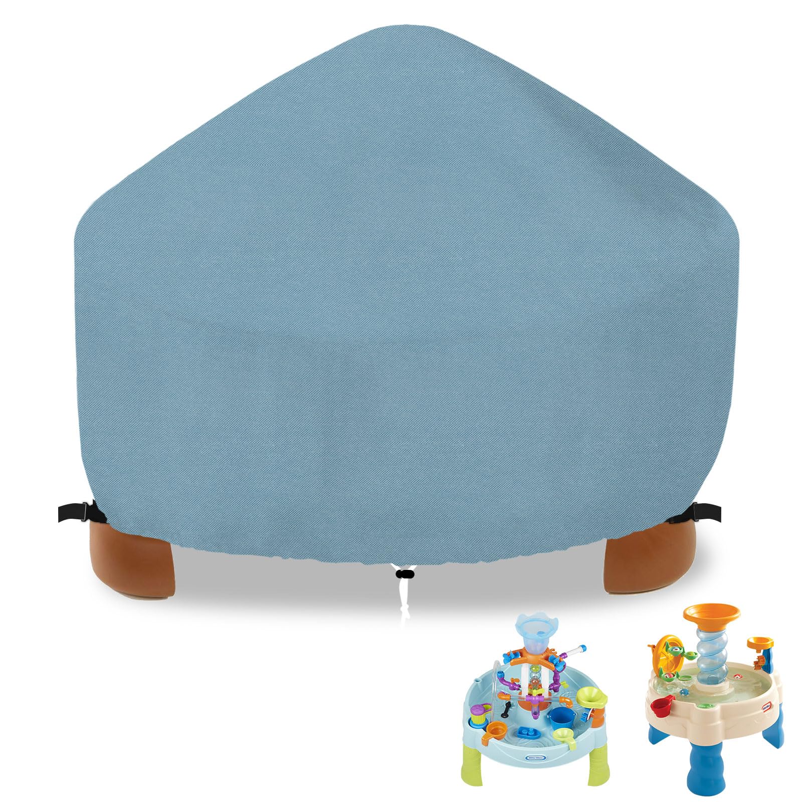 RICHIE Kids Water Table Cover Round for Little Tikes, Waterproof Dustproof Anti-UV Water Table Toys for Toddlers Cover, Sand Water Tavle Toys Cover 32