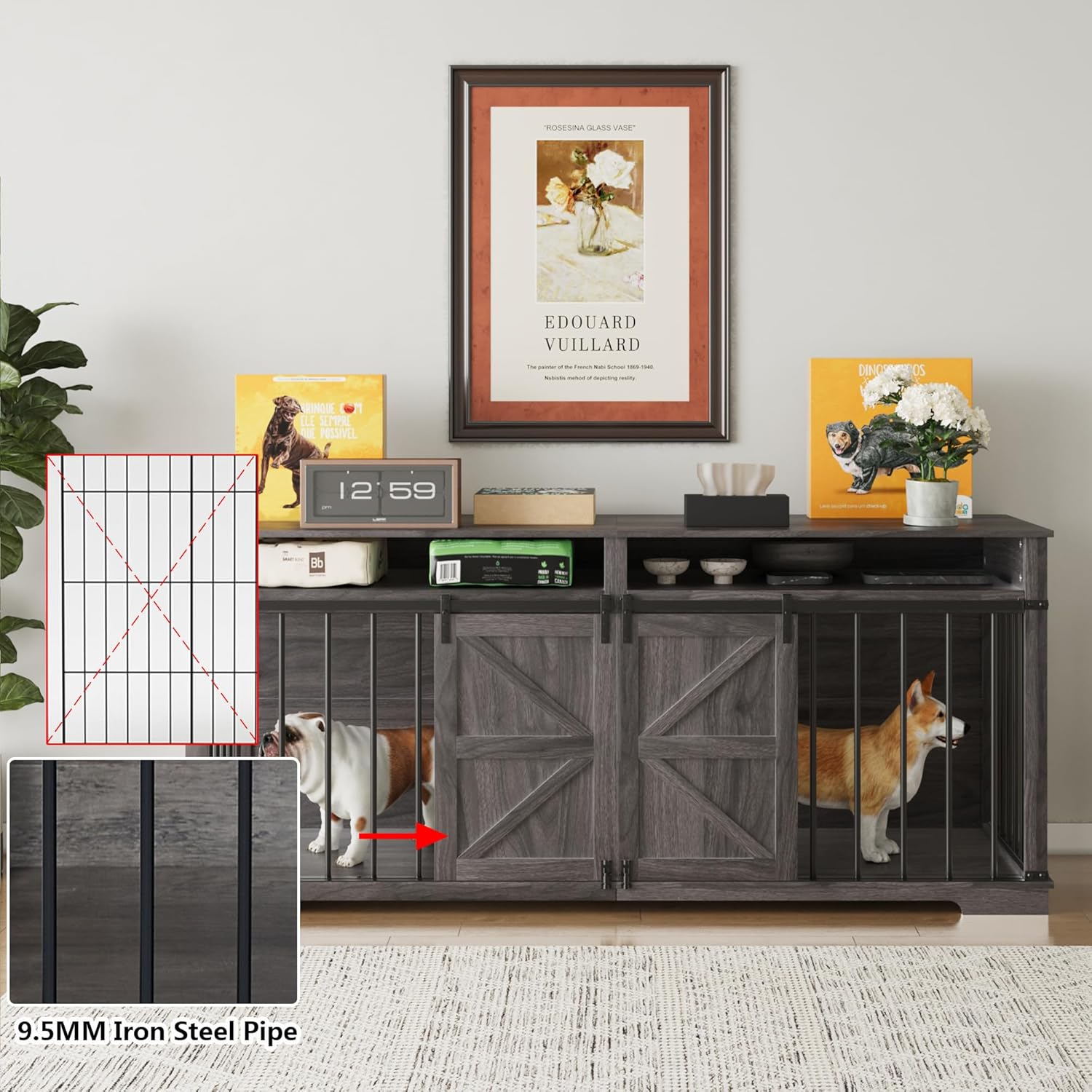 Stylish & Functional: Review of the Aoowow Large Double Dog Crate Furniture