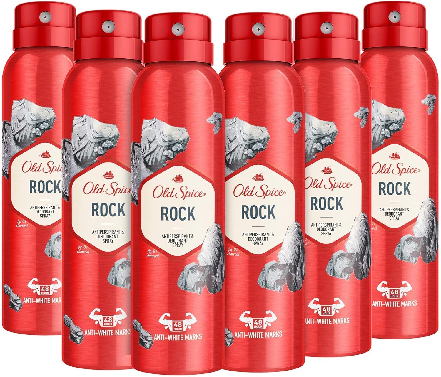 Old Spice Rock Antiperspirant And Deodorant Spray 150ML Amazon.co.uk