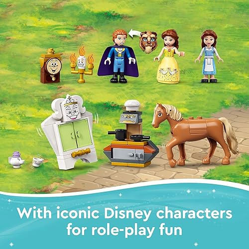 Miniatura 4 de LEGO Disney - Juguete de construcción del castillo de la Bella y la Bestia 43196 Kit de construcción de la película La Bella y la Bestia con juguete