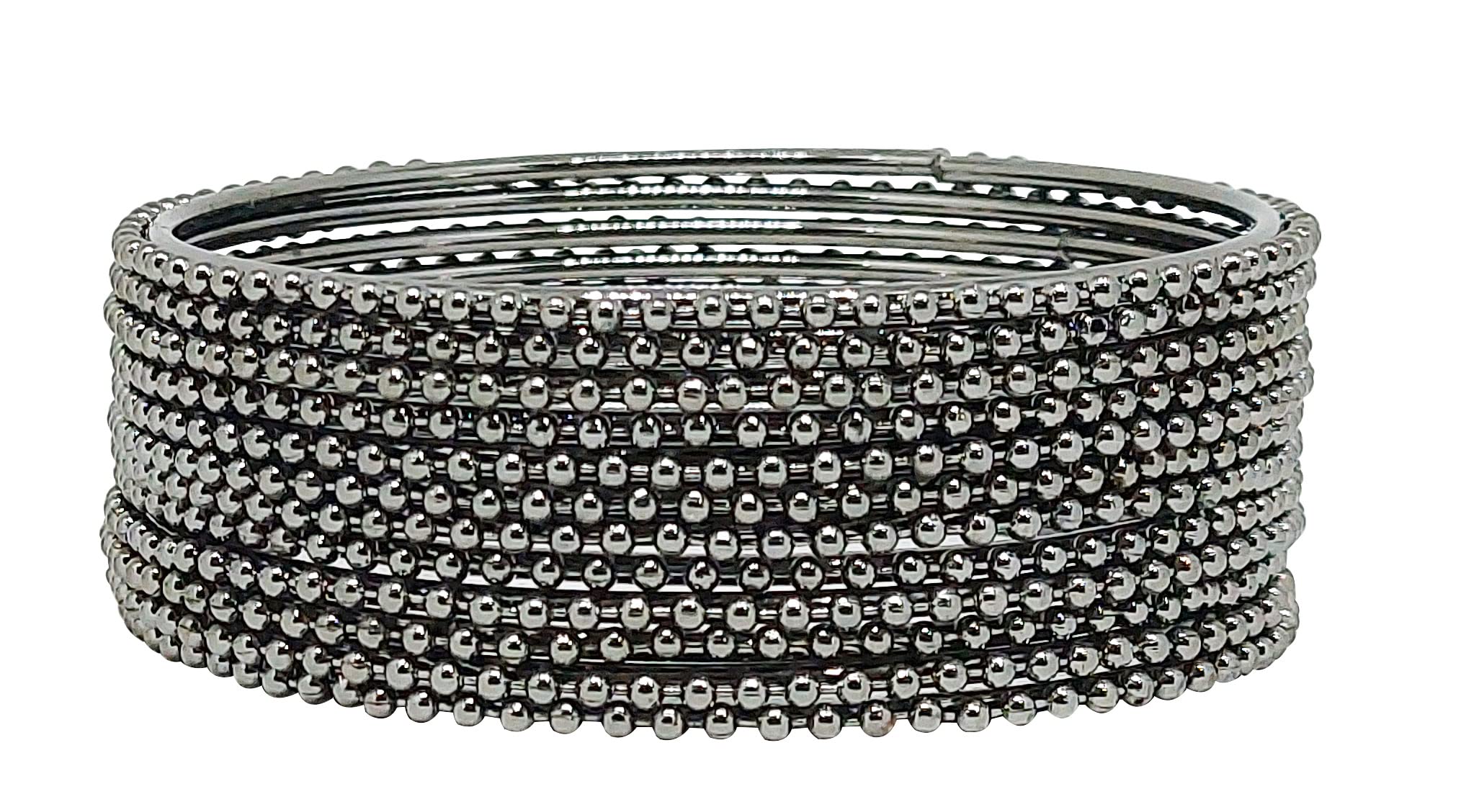 CHRISHAN black plated metal bangle set for women and girls. (2.8) (B09PNQTH6T) Amazon Price History, Amazon Price Tracker
