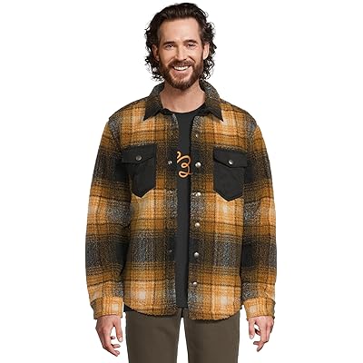 Пальто L.L.Bean Signature Mixed Media Fleece Jacket Plaid