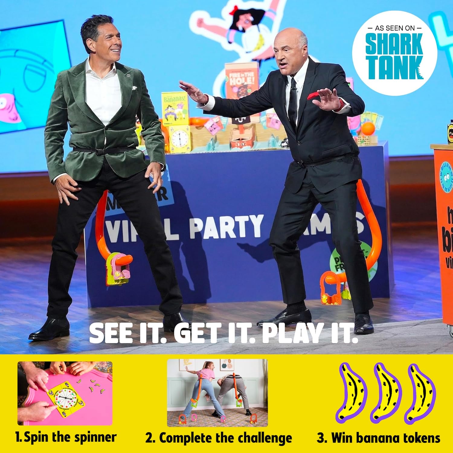 It’s Bananas! The Monkey Tail Game – Funny Family & Party Game for Kids & Adults | Hilarious Gift for Birthday, Christmas, Bachelorette, Thanksgiving, White Elephant