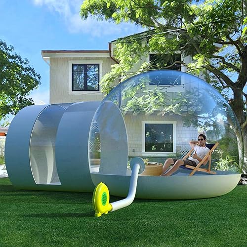 Miniatura 2 de Casa inflable de burbujas, tienda de campaña transparente de lujo para 2 personas para acampar, tienda de campaña para adultos para observar