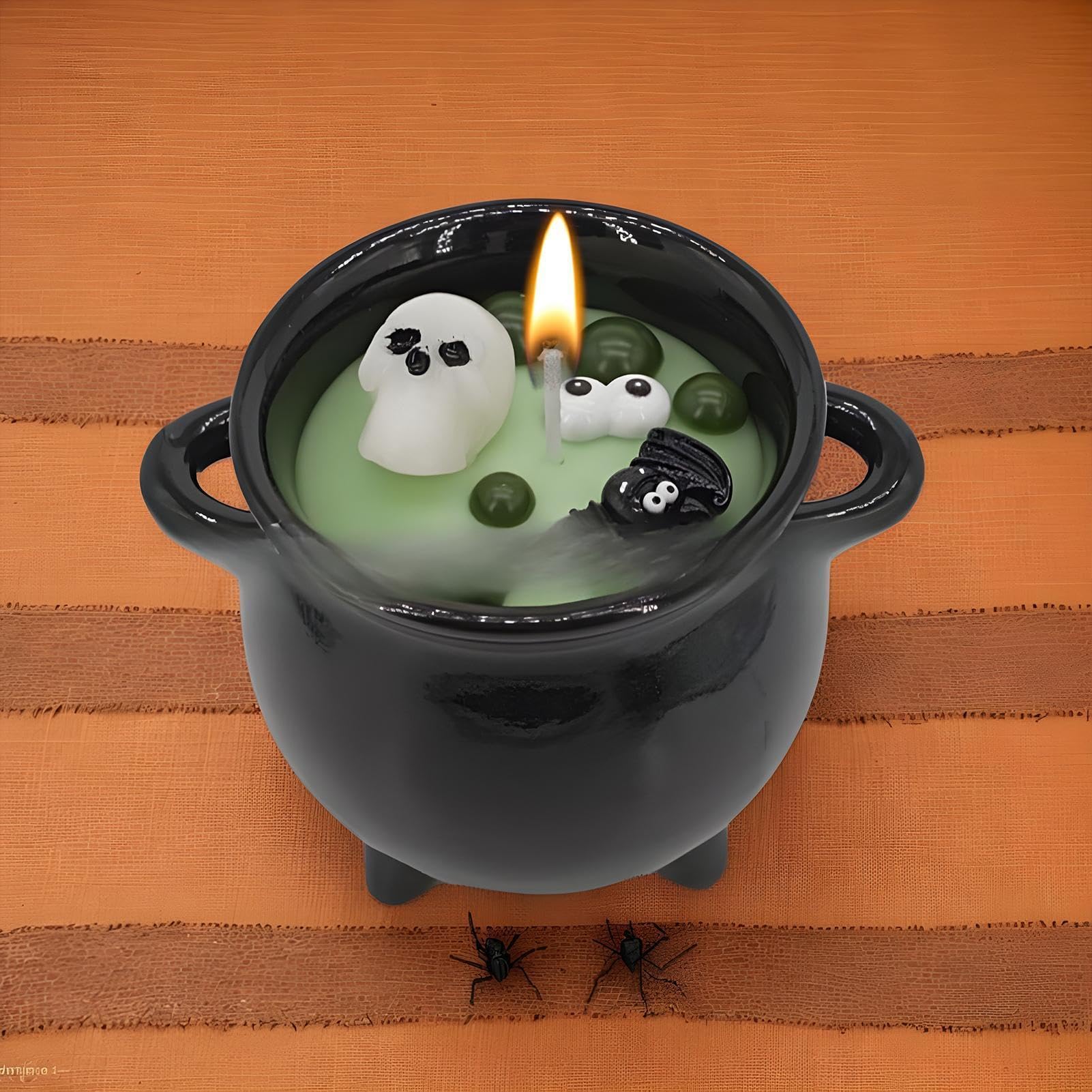 Halloweenowa Świeca Zapachowa Gotycka straszna dekoracja sezonowa