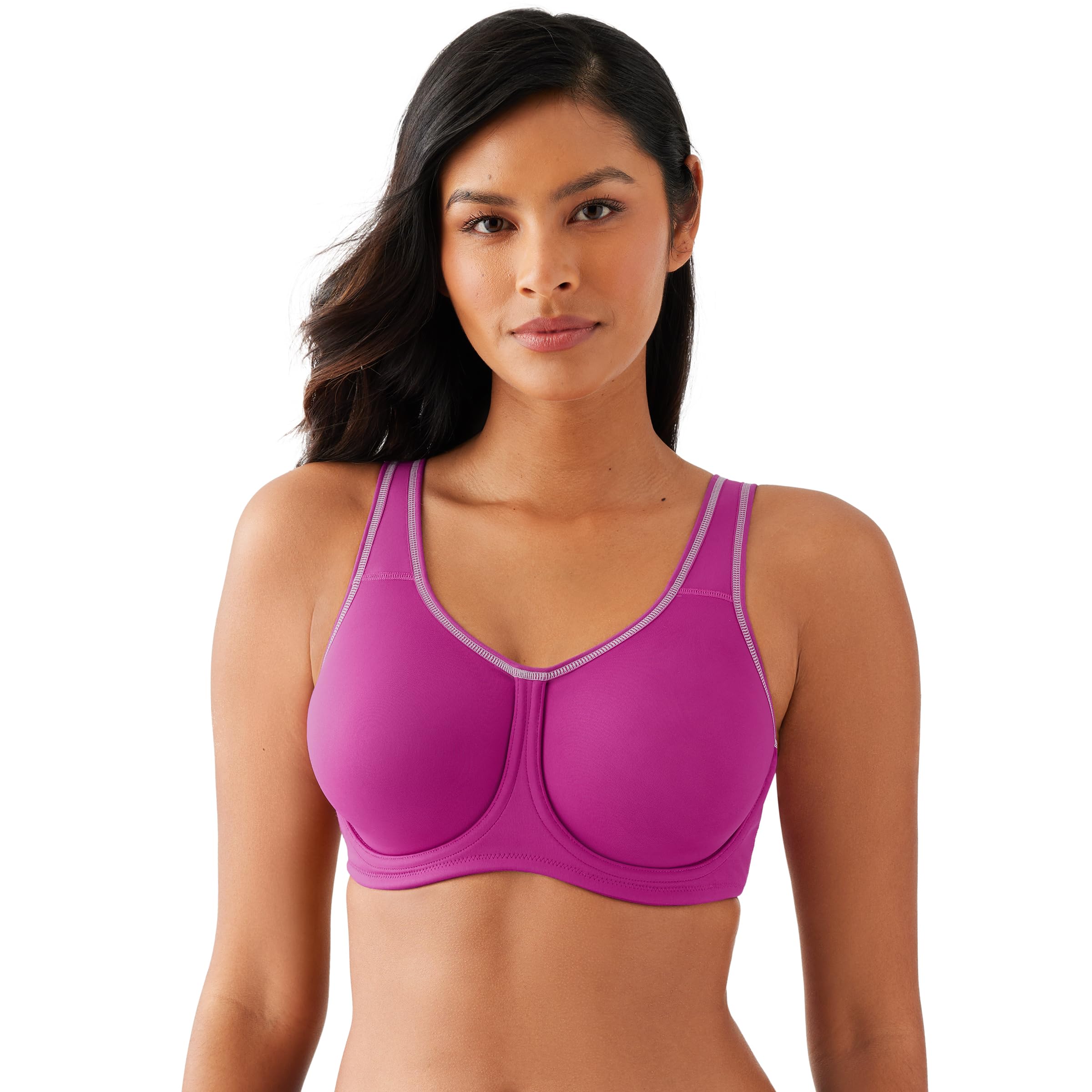 Wacoal Women's Simone Sport Unlined Full Coverage Underwire Sports Bra
