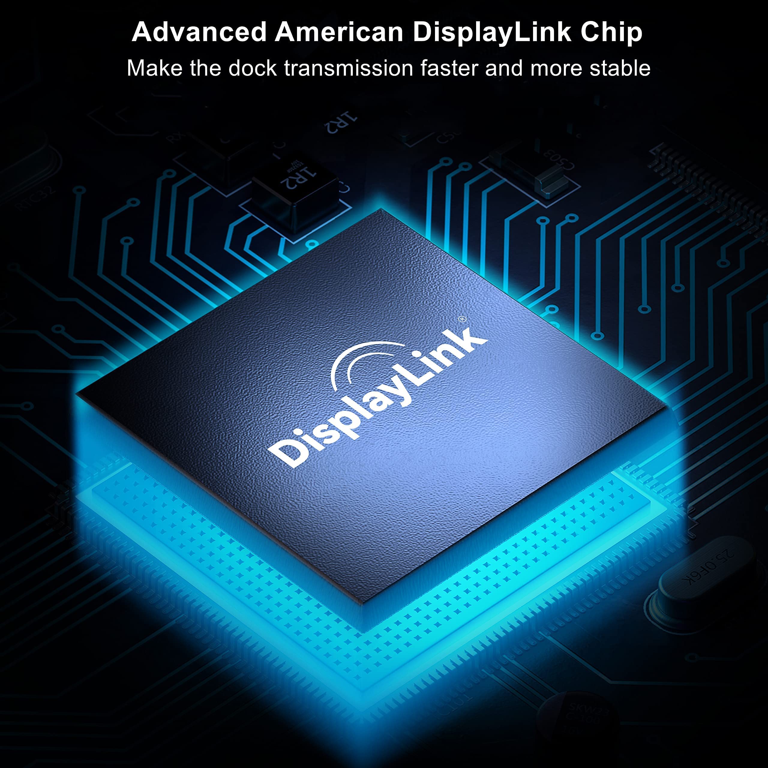 USB 3.0 Universal Docking Station, Acodot 13 in 1 Laptop Docking