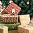 RUSPEPA Christmas Wrapping paper - Brown Kraft Paper with Red and Green Pattern For -Christmas Elements Collection-6 Roll-30Inch X 10Feet Per Roll