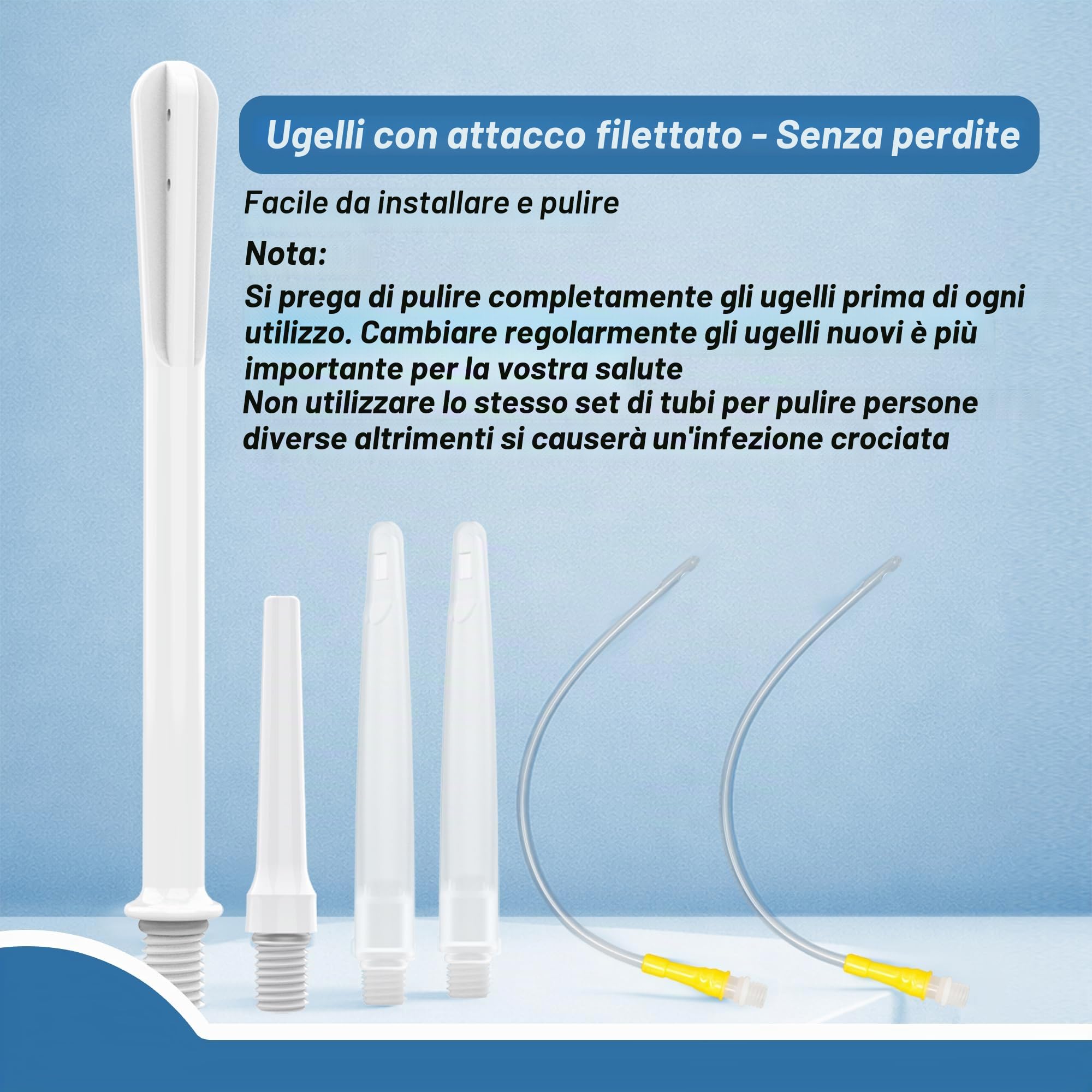 TopQuaFocus - Kit secchio per clistere per pulizia del colon 2L Secchio per clistere in plastica impermeabile Soffione doccia per clistere da 6 pezzi