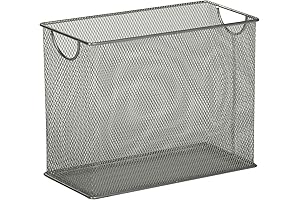 Honey-Can-Do Mesh Desktop Wire Mesh File Organizer, Silver OFC-03303