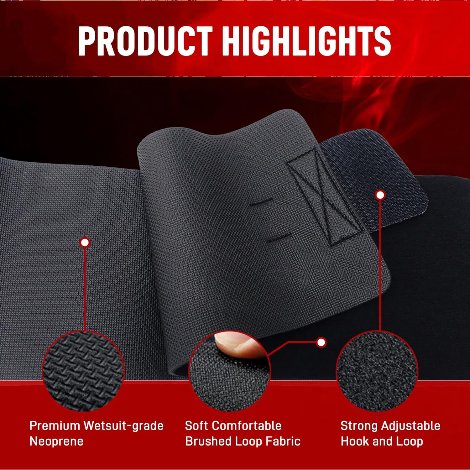 ZOYER Waist Trainer for Women Lower Belly Fat, Sweat Band for Stomach Weight Loss, Sweat More, Increase Core Stability - Image 8