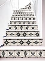 Vista 4 de Tira de vinilo autoadhesiva, fácil de recortar y limpiar, reposicionable, removible, resistente al agua, murales para calcomanías de escalera
