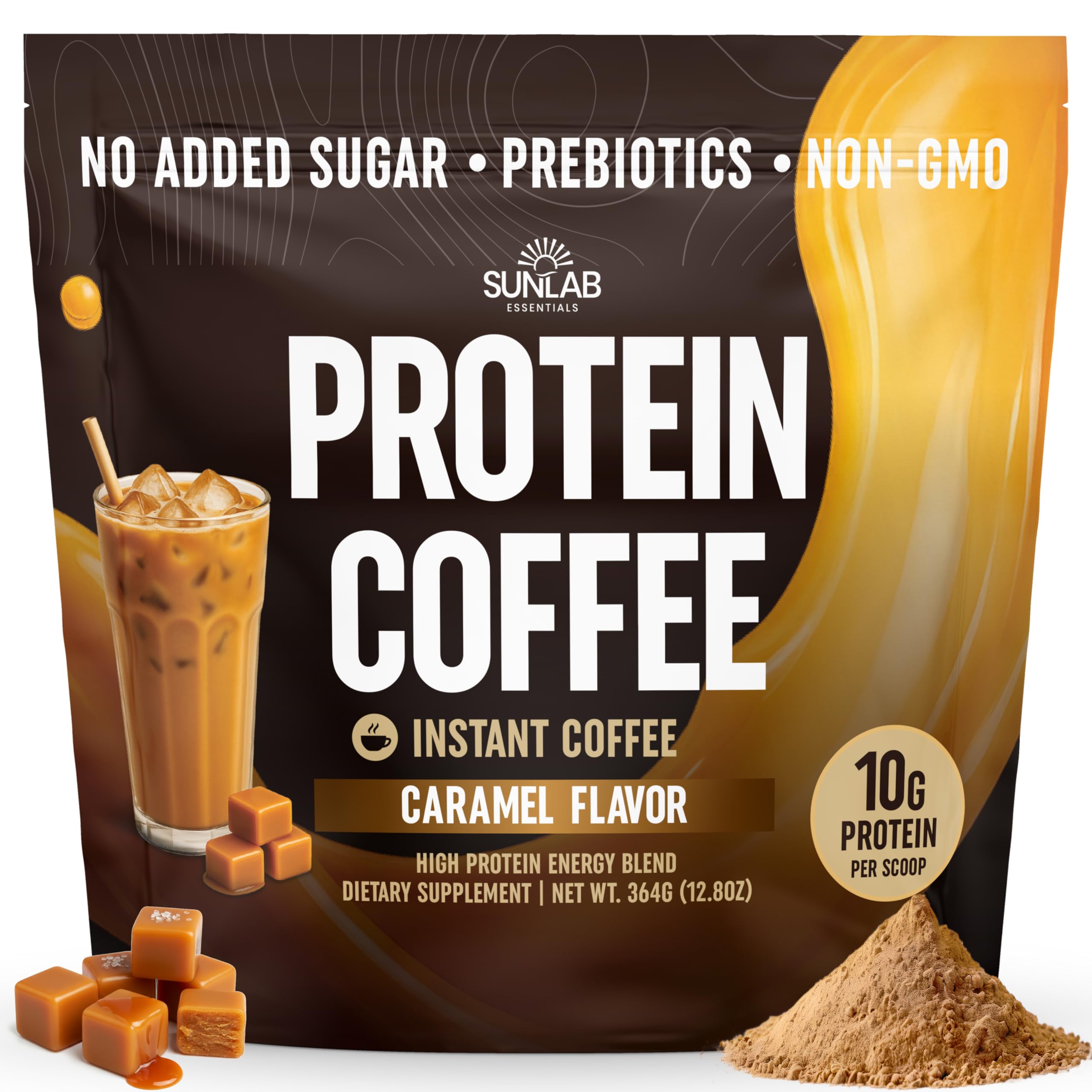 Caramel Protein Coffee Powder