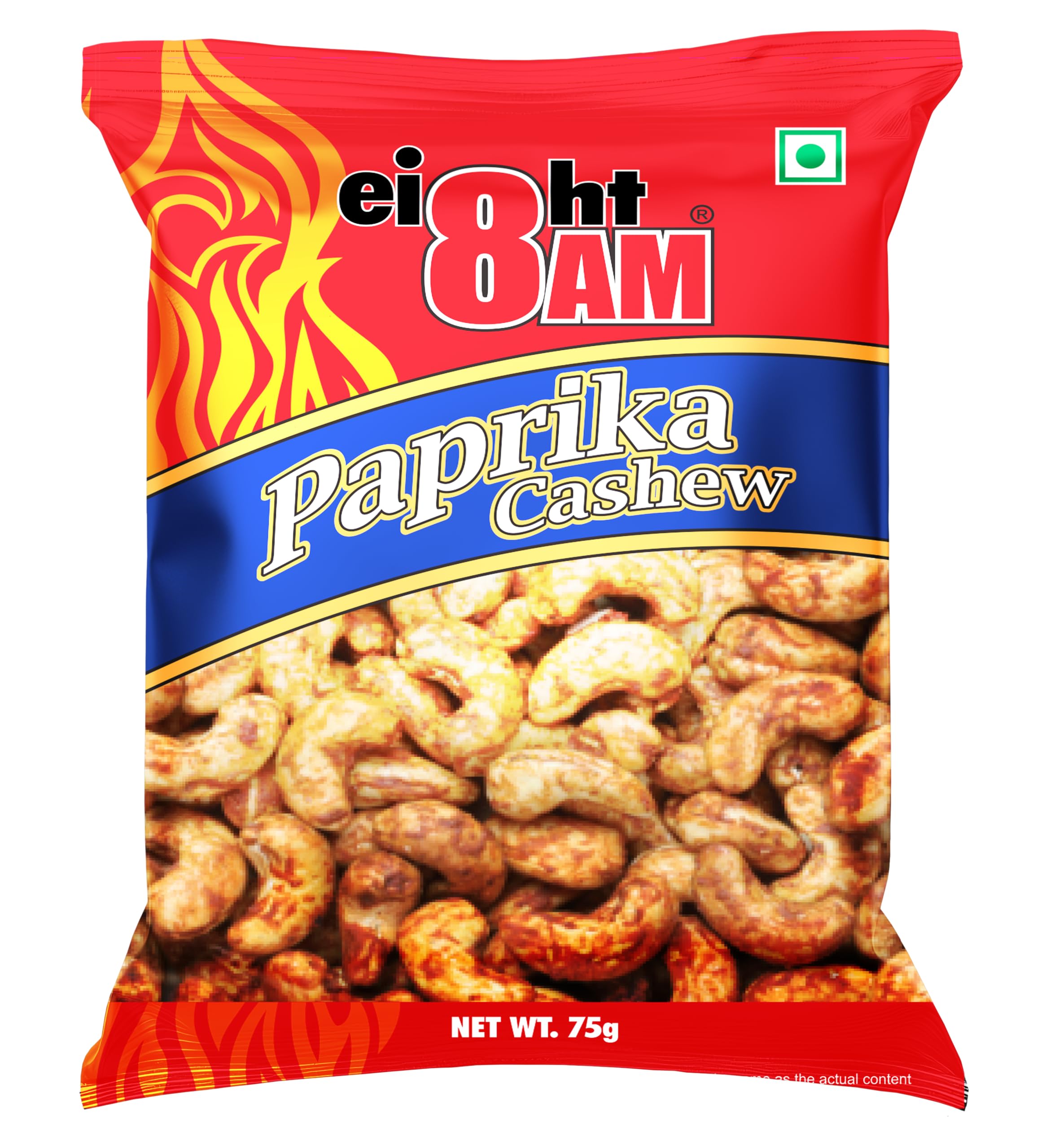 8AM Cashew Paprika, 75g Pouch, 100% Natural Premium Roasted & Salted, Spicy Kaju Dry Fruits, Healthy, Nutritious, Delicious & Crunchy Snacks, Rich in Protein and Dietary Fiber (B0CTQTR3CV) Amazon Price History, Amazon Price Tracker