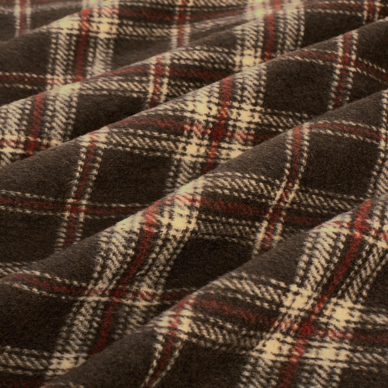 Belle Poque Women Plaid Skirt with Pockets Midi Length High Elastic Waisted Vintage A Line Fall Winter Skirts for Work - Image 8